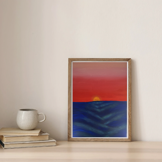 Sunset on the Ocean